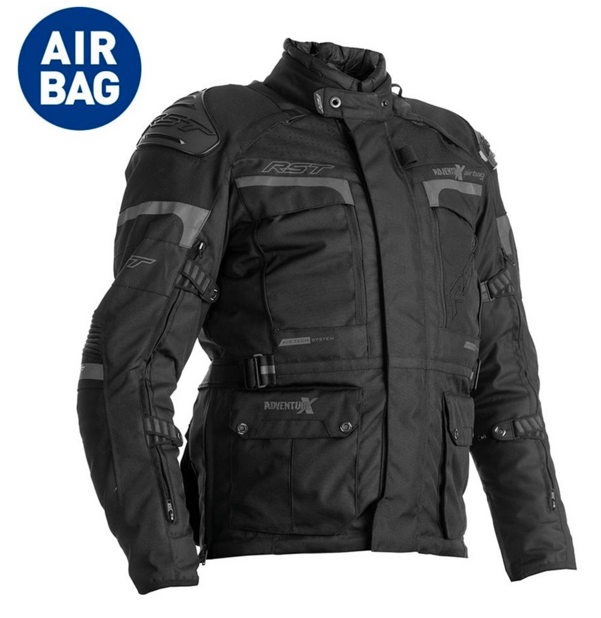 RST Airbag Textile MC Jacket Adventure-X Black