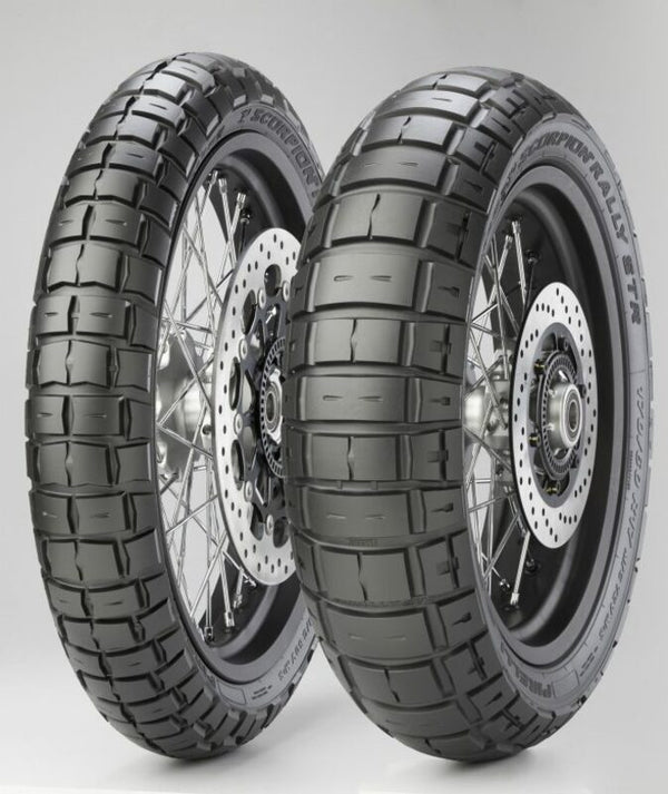 Pirelli Tire Scorpion Rally STR (F) 120/70 R 18 M/C 59V Tl M+S