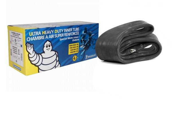 Michelin Inner Tube Offroad (19 Uhd Valve TR4) 100/90-19, 110/90-19, 120/80-19, 130/70-19 4mm Thick