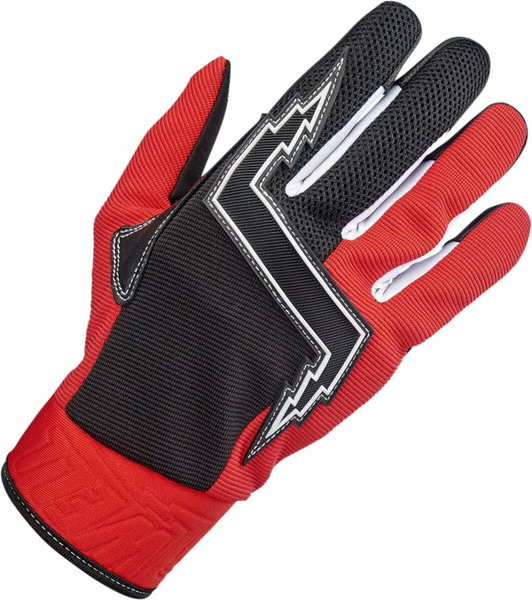 Biltwell Gloves Baja Red/Blk LG 1508-0801-304