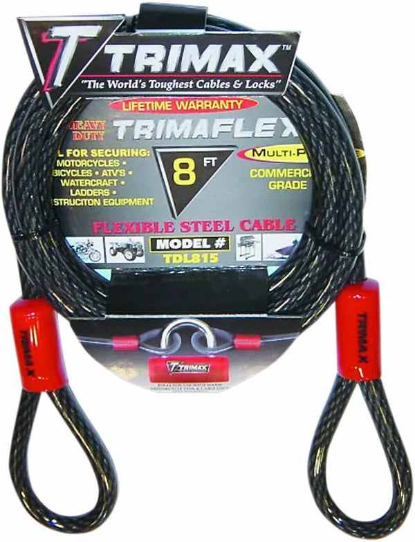 Trimax Lock-Cable-Cable 8 'TDL815