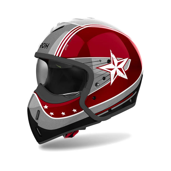 Airoh Open MC Helmet J110 Command Red