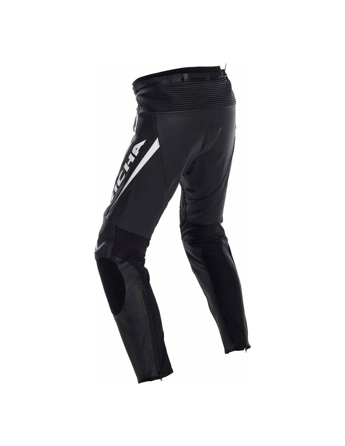 Pantaloni in pelle Richa Assen bianco /nero