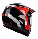 UFO AVVENTURE MC Celmetto Aries nero /rosso