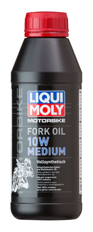 Liqui Moly Gaffelsolja 10W 500ML med syntetisk formula för motorcyklar. För optimal dämpning och skydd av gaffelkomponenter.