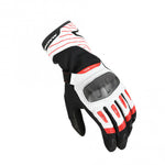 Macna mc-gloves tempo bianco /rosso