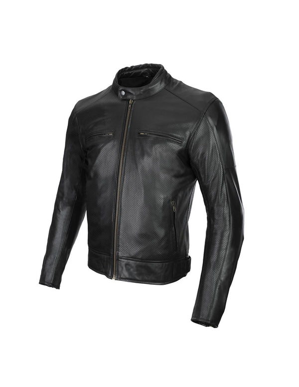 Giacca saca mc-skin bonneville perforato nero