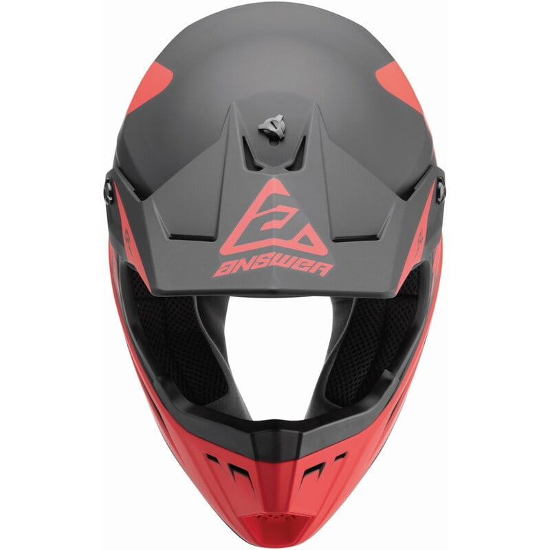 Rispondi al casco cross Child AR1 BOLD NERO /ROSSO