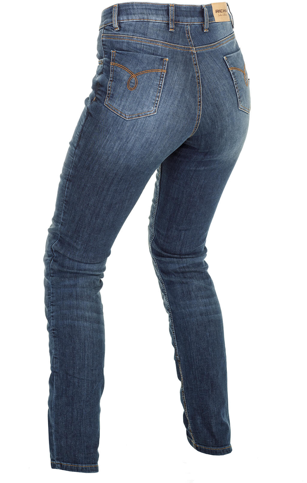 RICHA Lady Kevlar MC-JEANS Nora lavata blu