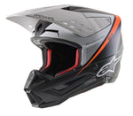 Alpinestars SM5 Rayon Cross MC Celmetto tappetini nero /bianco /fluo-arancio