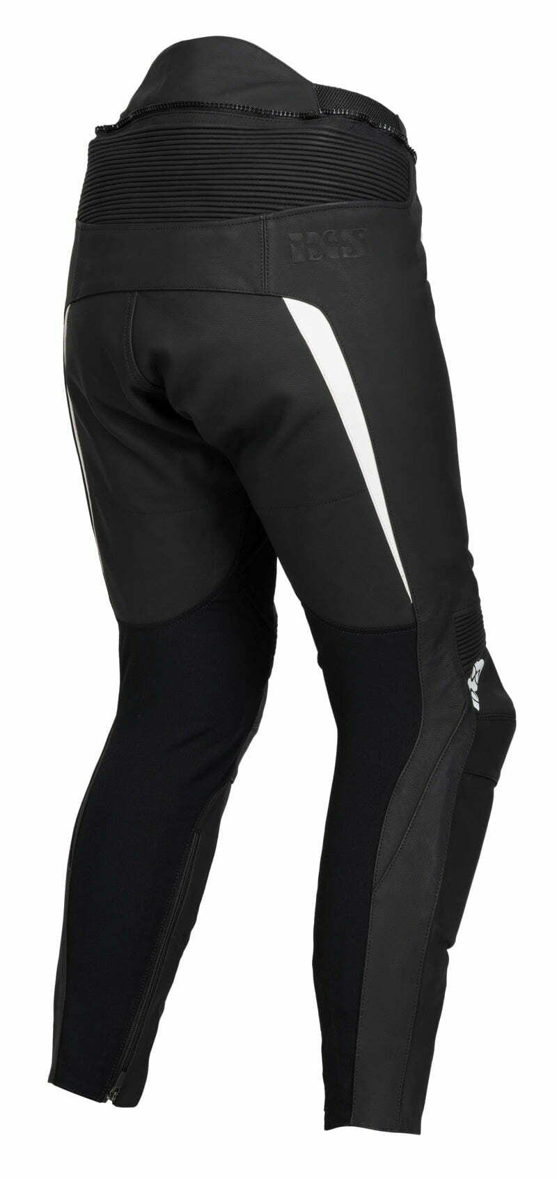 Pantaloni in pelle IXS MC LD RS-600 1.0 Black /Bianco