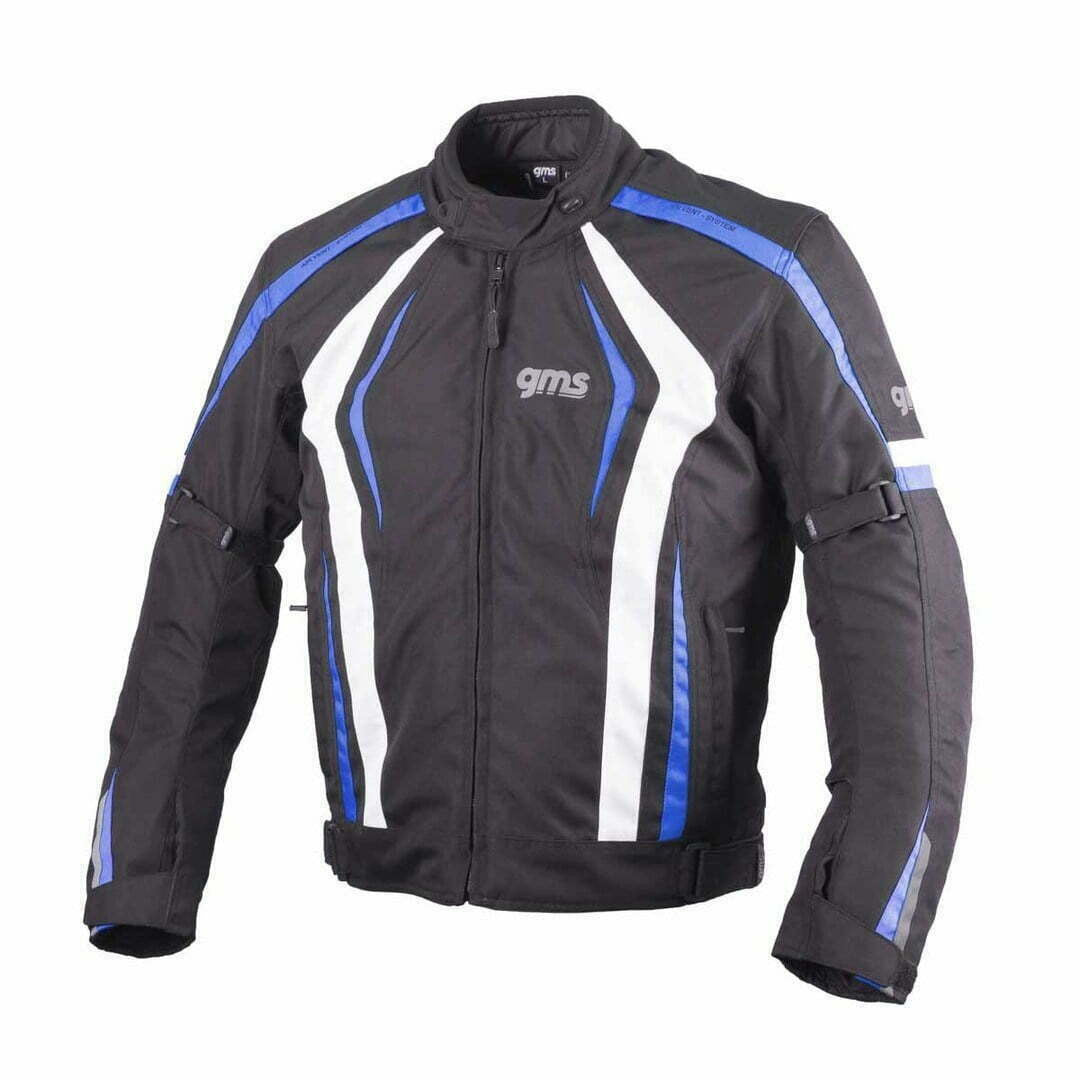 GMS Textile MC Giacca Blouson Pace Black /White /Blue