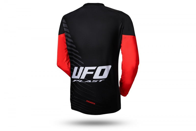 Maglione cross ufo kimura jersey nero /rosso