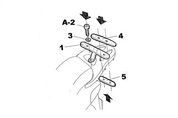 Raccordi per box top shad - Honda H0A10T