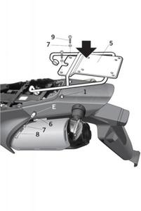 Staffa per box top shad - Honda FMX 650 Funmoto (H0FM65ST)