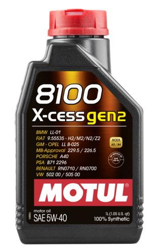 Motul 8100 X-IN-GEN2 5W-40 1L (12pcs/cartone)