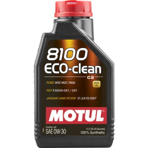 Motul 8100 Eco-Clean 0W30 1L (12 pezzi/cartone)