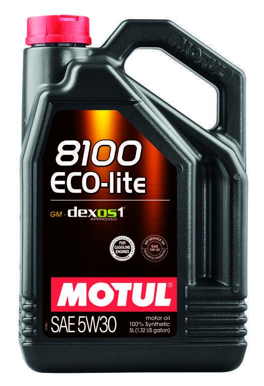 Motul 8100 Eco-Lite 5W30 5L (4 pezzi/cartone)
