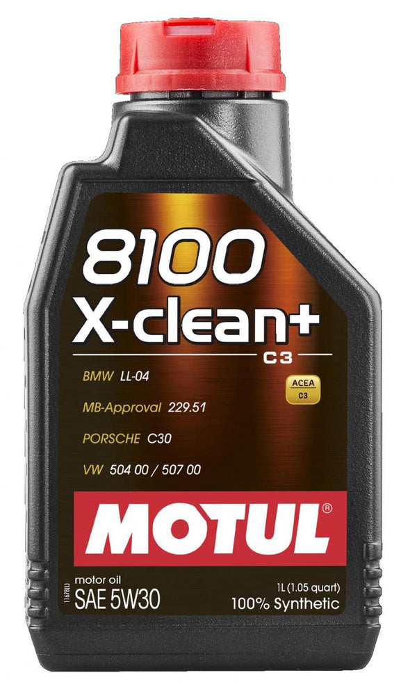 Motul 8100 X-CLEAN + 5W30 1L (12pcs/cartone)