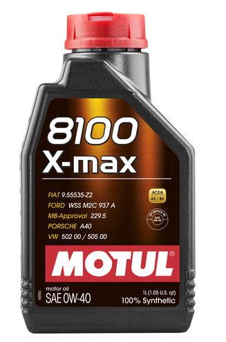 Motul 8100 X-MAX 0W40 1L (12pcs/cartone)