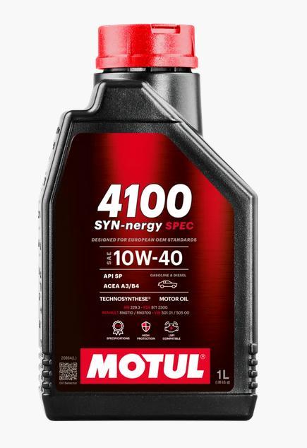 MOTUL 4100 SYN-NEGY SPEC 10W-40 1L (12pcs/cartone)