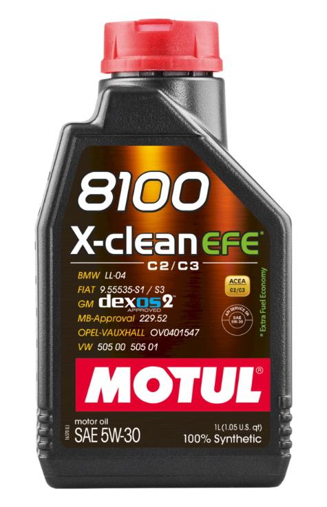 Motul 8100 X-CLEAN EFE 5W30 1L (12 pezzi/cartone)