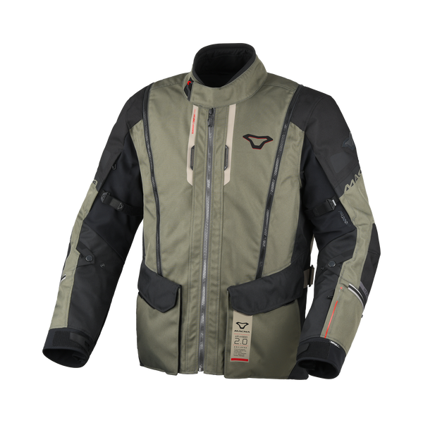 MacNA Textile MC Jacket Air Hybrid 2.0 Green /Black