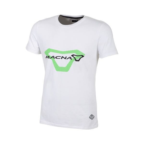 Maglietta macna, logo bianco/verde/nero