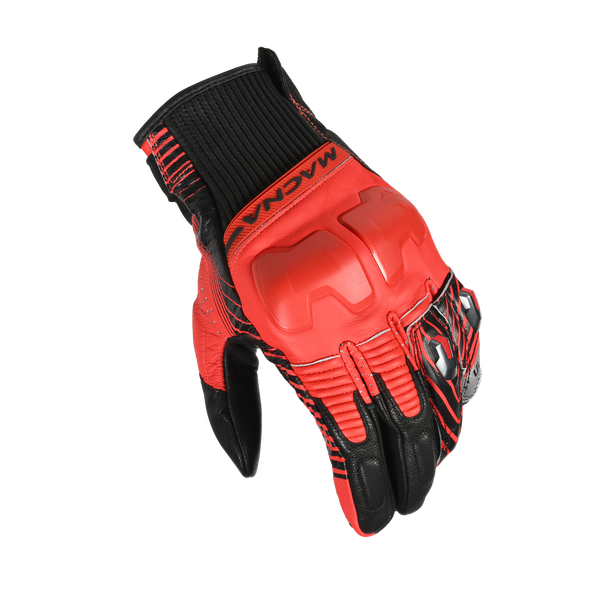 Guanti motociclisti Macna, ultraxx nero/rosso