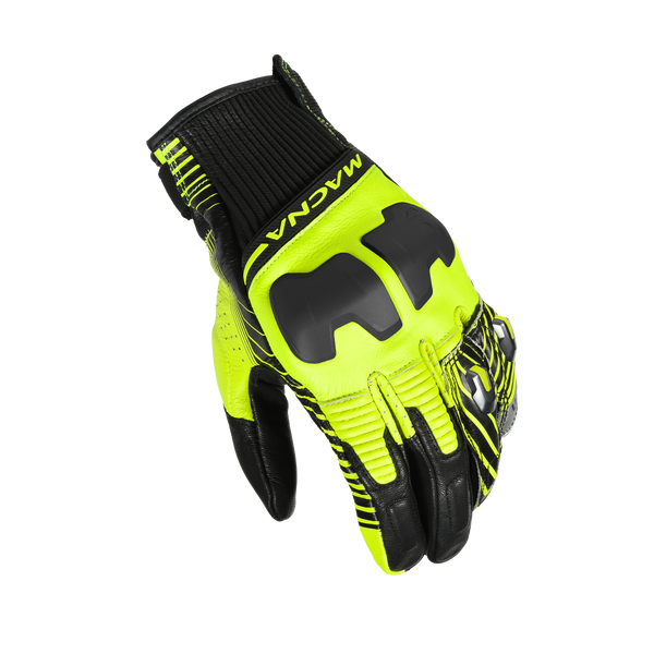 Guanti motociclisti MacNA, Ultraxx Black/Fluo Ylow