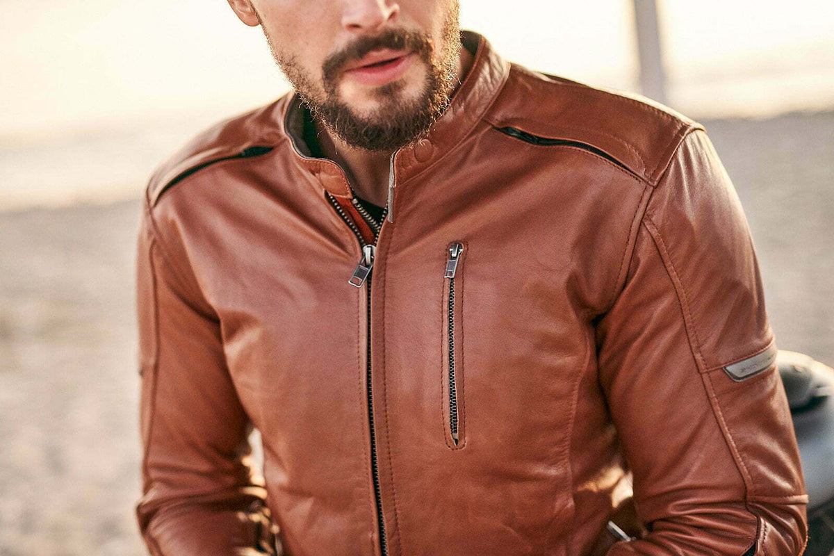 Shima mc-leather jacket Hunter+ 2.0 light brown