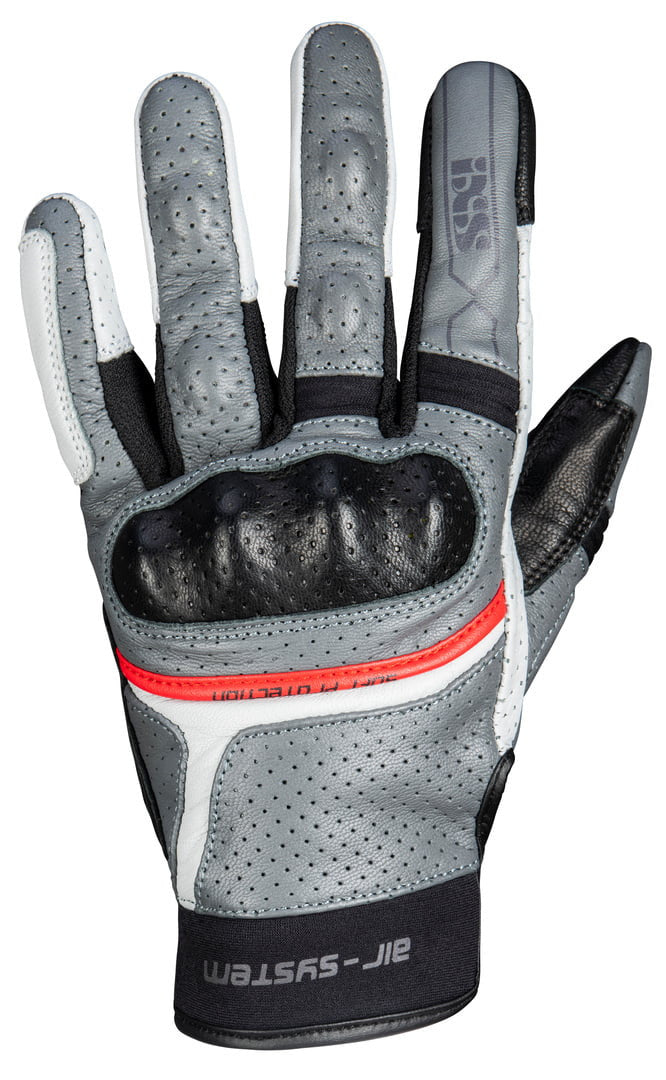 IXS MC Gloves Desert-Air Gray