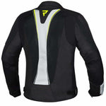 Rebelhorn Dam Textile Motorcycle Jacket Hiflow IV Black / Silver / Flu 