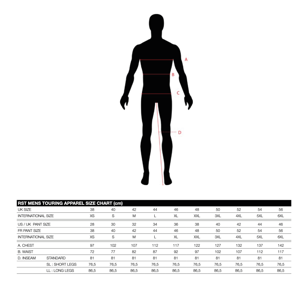 RST pantaloni mc-chiling tractech evo 4 ce nero