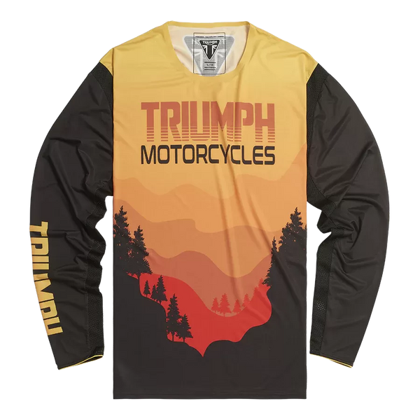 Triumph Cross Sweater Sunset in rosso