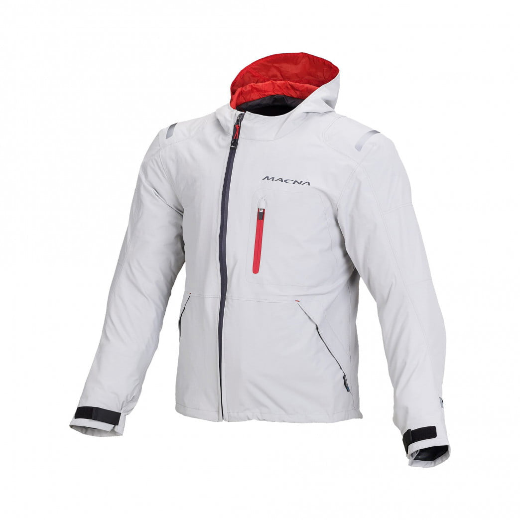 Macna Rain Jacke Refuge Grigio chiaro