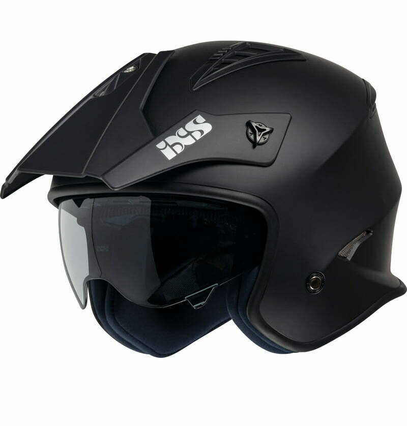 Ixs Open MC Helmet 114 3.0 Black