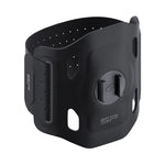 Sp-Connect Sport Armband i svart, justerbart och slitstarkt material. Perfekt mobilhållare för träning och aktiv användning.