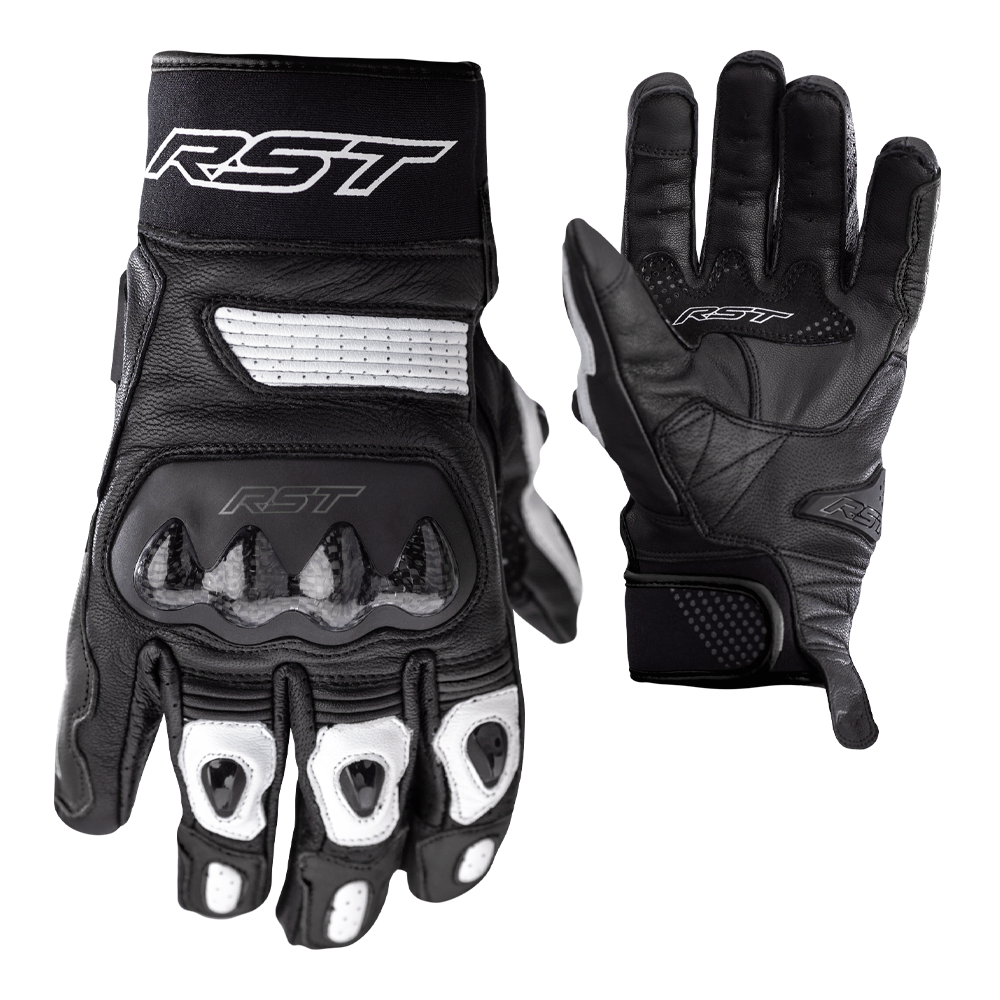 RST MC Gloves Freestyle II Black /White