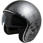 IXS77 2.5 OPEN MC Helm Matt Black /Silver