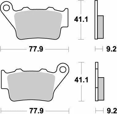 MOTO MASTER BRAKE PAD NITRO 093221