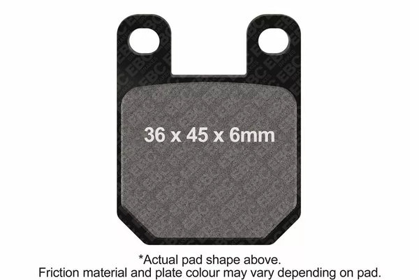 EBC Brake Pak Pad Carbon TT SORT FA115TT