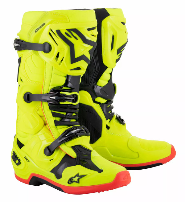 Alpinestars (MX) Boot Tech 10 Ylw/BK/RD 9 2010020-533-9