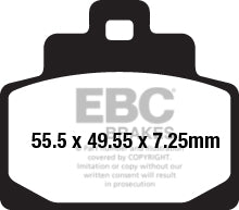 Brake Pad EBC HH Sint Scooter SFA681HH