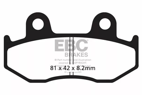 Brake pad freno EBC SFA Org Scooter SFA323/3