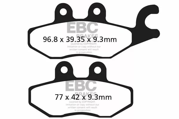 Brake pad EBC HH Sint Scooter SFA418HH