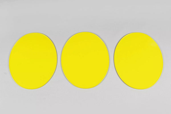 UFO KIT UNI OVAL PLATE YL 3PC ME08049@D