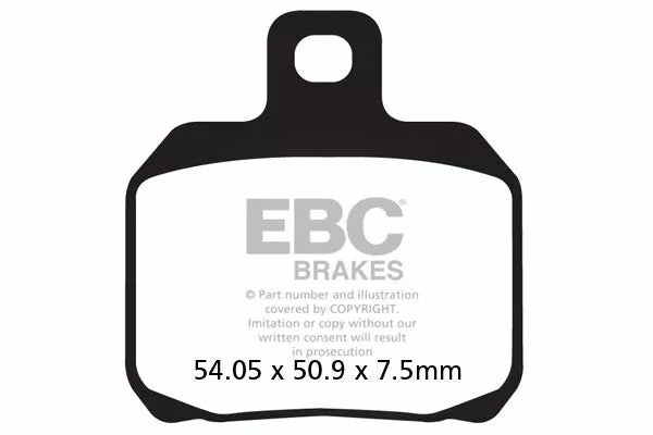 Pad brake vee con freno EBC FA266V