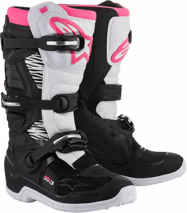 Alpinestars (MX) Boot 4W Tech3 BK/WT/PK 7 2013218-130-7