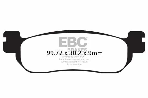 Brake pad EBC HH Sint Scooter SFA275HH